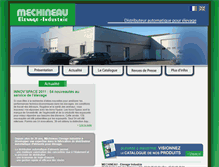 Tablet Screenshot of mechineau-elevage.com